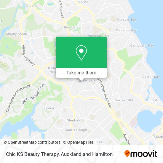 Chic KS Beauty Therapy map