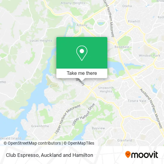 Club Espresso map