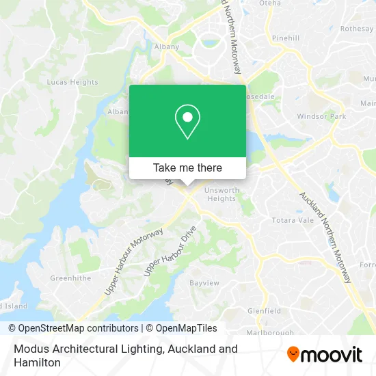 Modus Architectural Lighting map