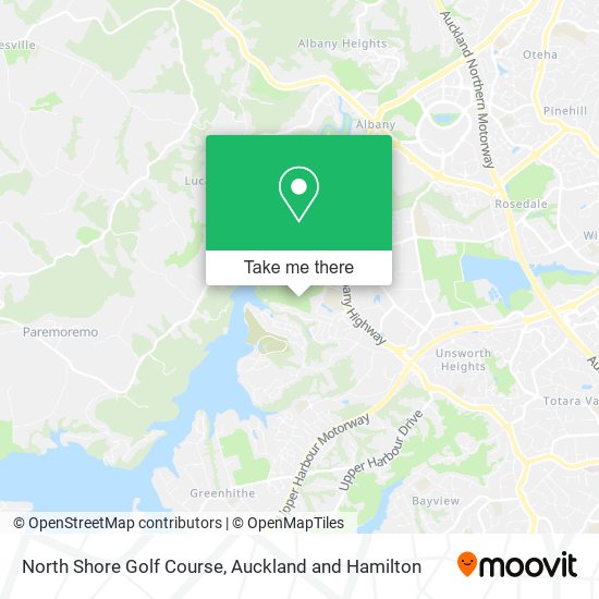 North Shore Golf Course map