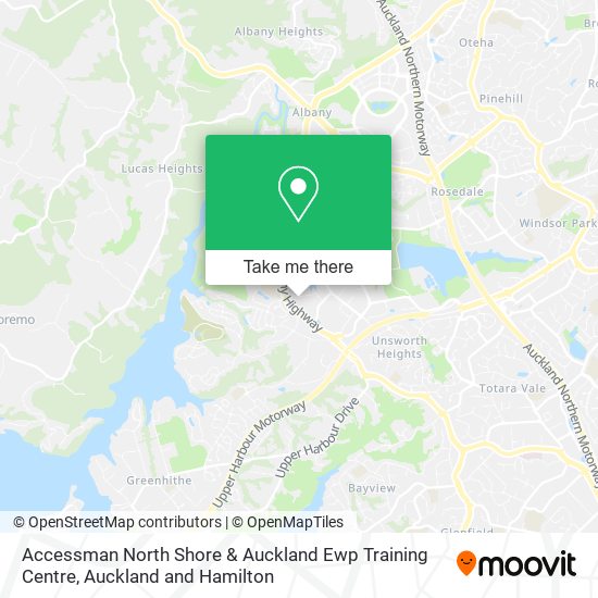 Accessman North Shore & Auckland Ewp Training Centre map