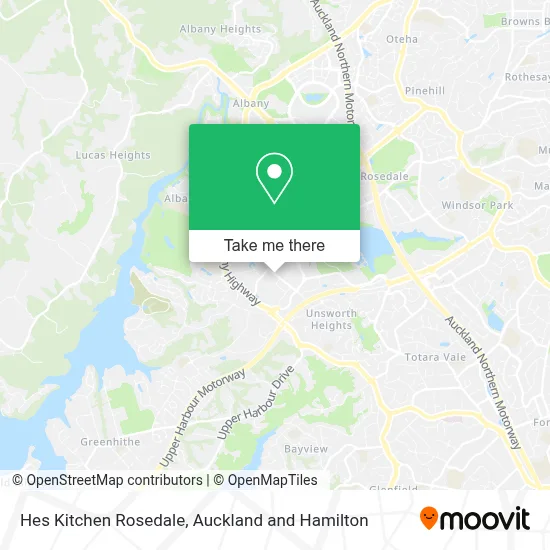 Hes Kitchen Rosedale map