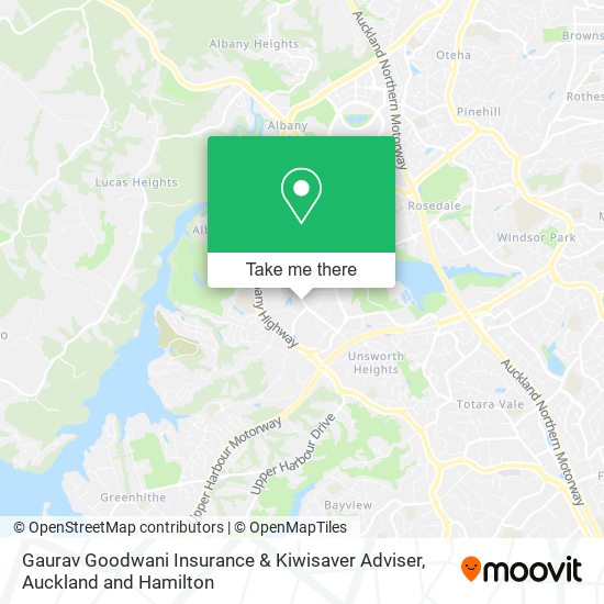 Gaurav Goodwani Insurance & Kiwisaver Adviser map