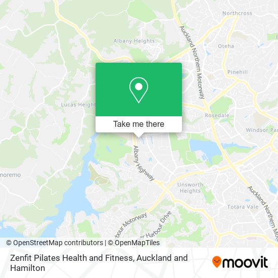 Zenfit Pilates Health and Fitness map