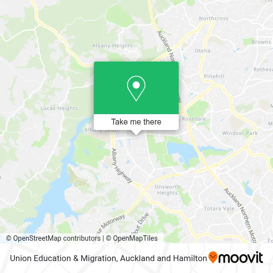 Union Education & Migration map