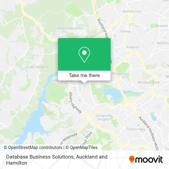 Database Business Solutions map