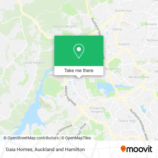 Gaia Homes map