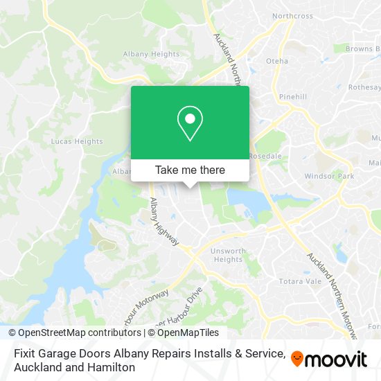 Fixit Garage Doors Albany Repairs Installs & Service map