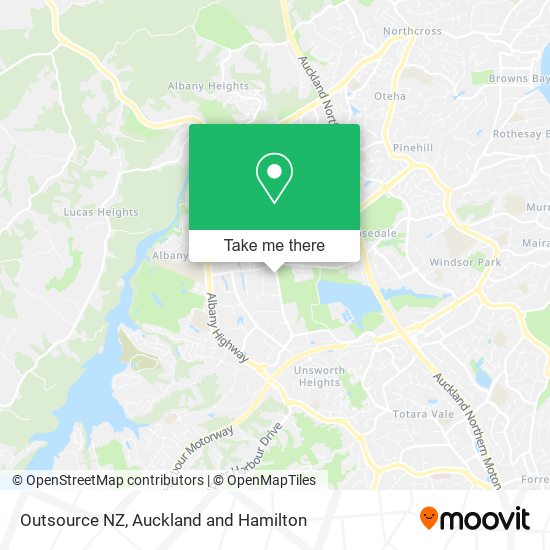 Outsource NZ map