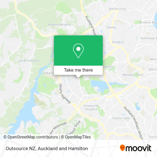 Outsource NZ map