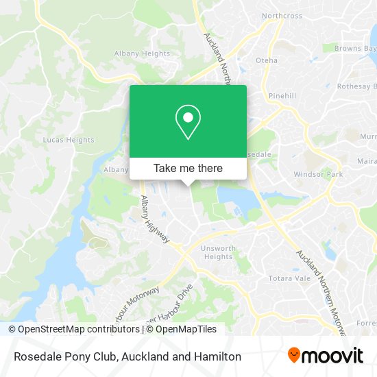 Rosedale Pony Club map