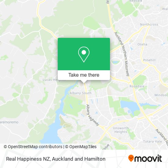 Real Happiness NZ map