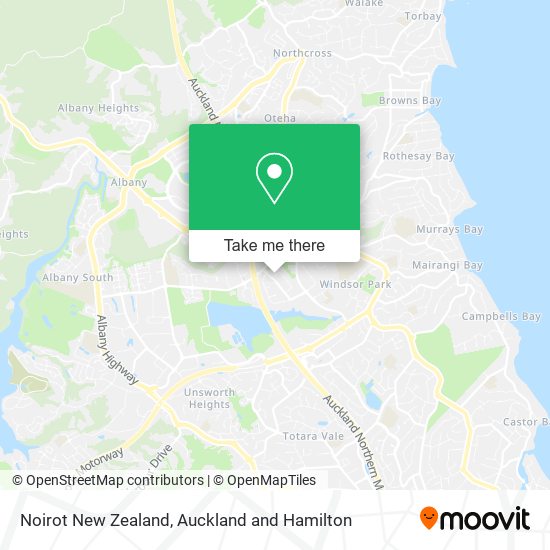 Noirot New Zealand map