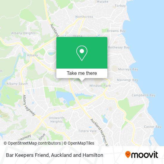 Bar Keepers Friend map