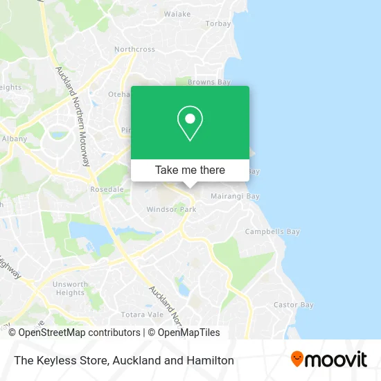The Keyless Store map
