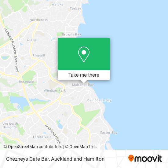 Chezneys Cafe Bar map