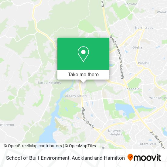 School of Built Environment map