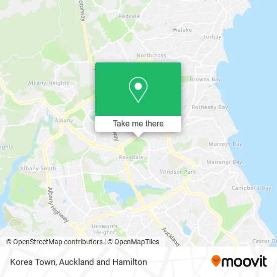 Korea Town map