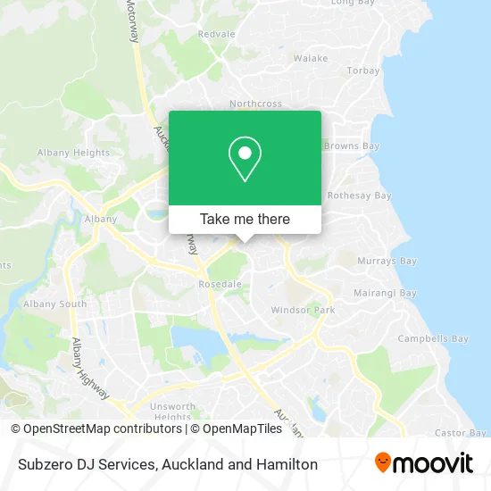 Subzero DJ Services map