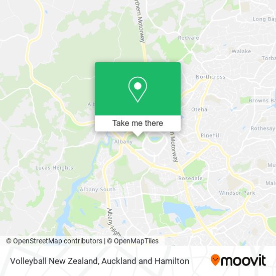 Volleyball New Zealand地图