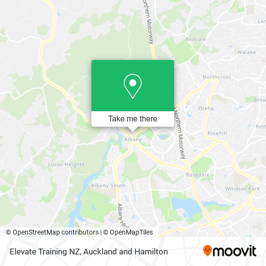 Elevate Training NZ map