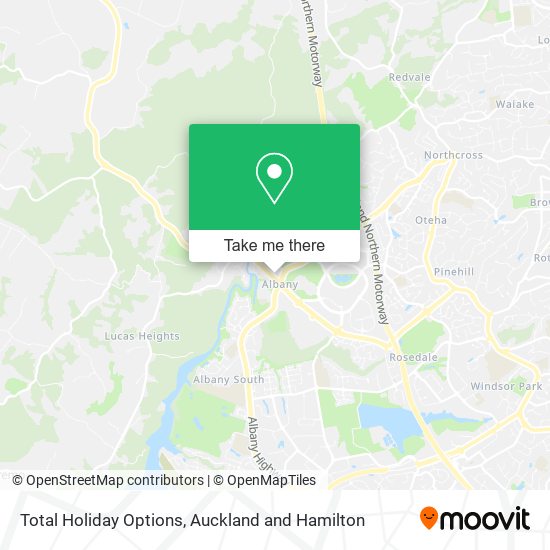 Total Holiday Options map