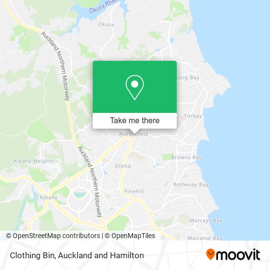 Clothing Bin map