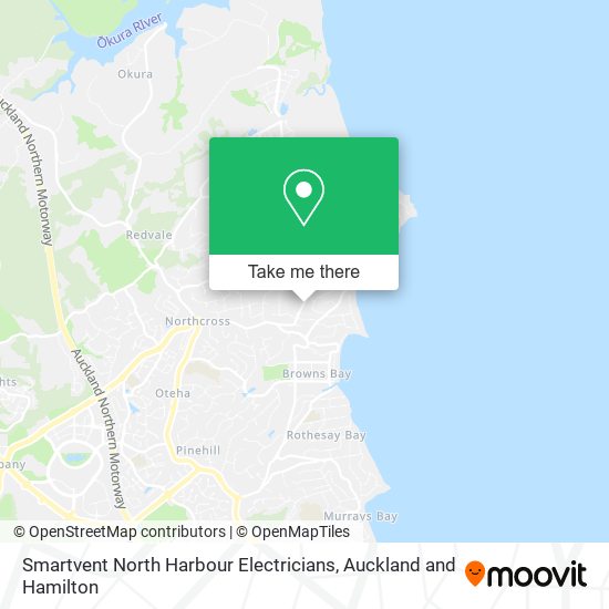 Smartvent North Harbour Electricians map