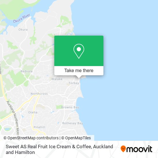 Sweet AS Real Fruit Ice Cream & Coffee map