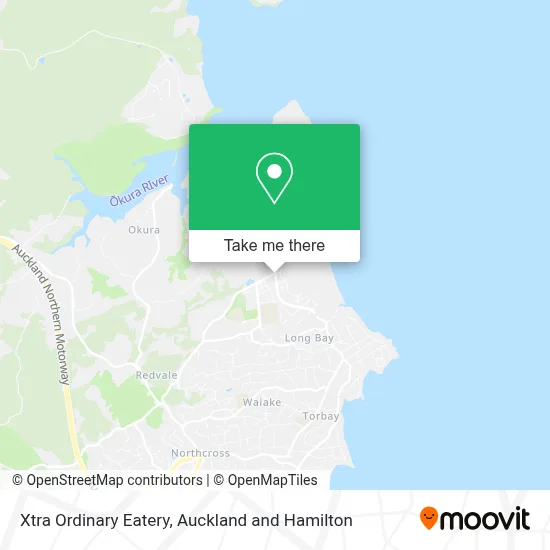 Xtra Ordinary Eatery map
