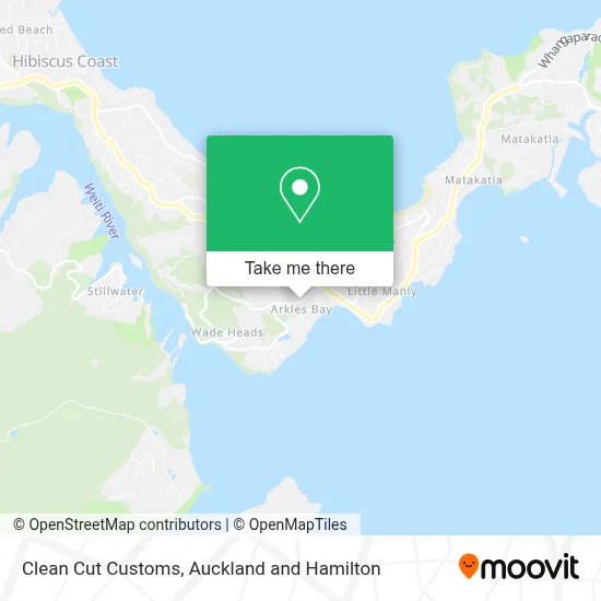 Clean Cut Customs map