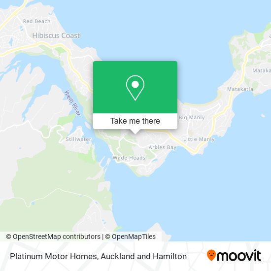 Platinum Motor Homes map