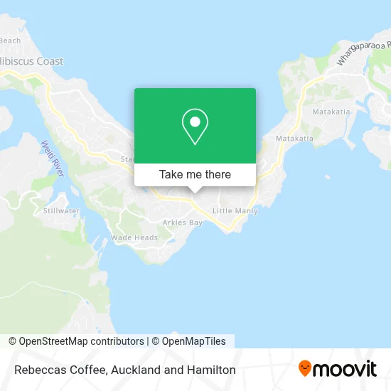 Rebeccas Coffee map