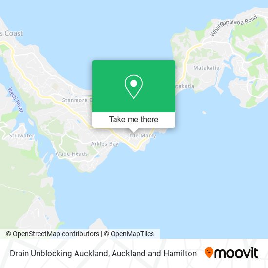 Drain Unblocking Auckland map