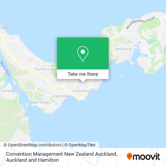 Convention Management New Zealand Auckland map