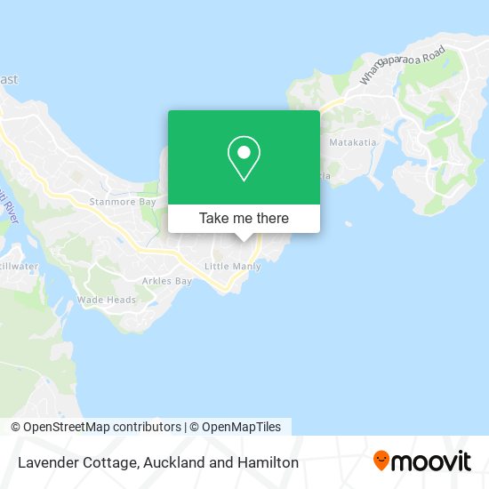 Lavender Cottage map
