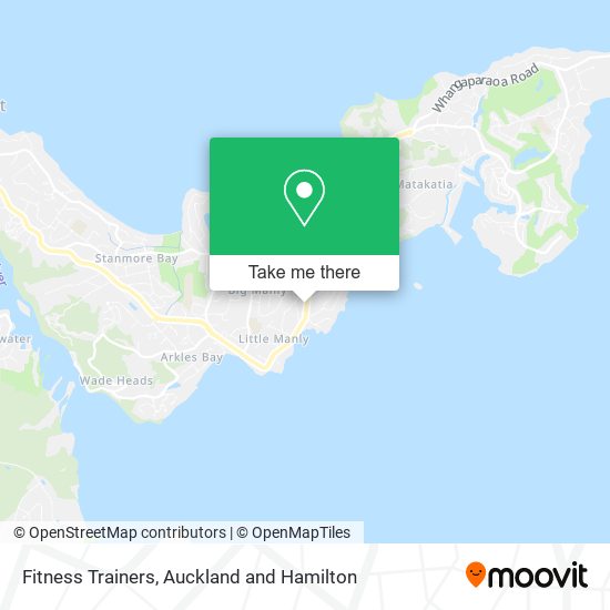 Fitness Trainers map