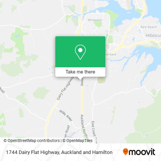 1744 Dairy Flat Highway map
