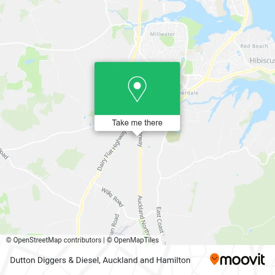 Dutton Diggers & Diesel map