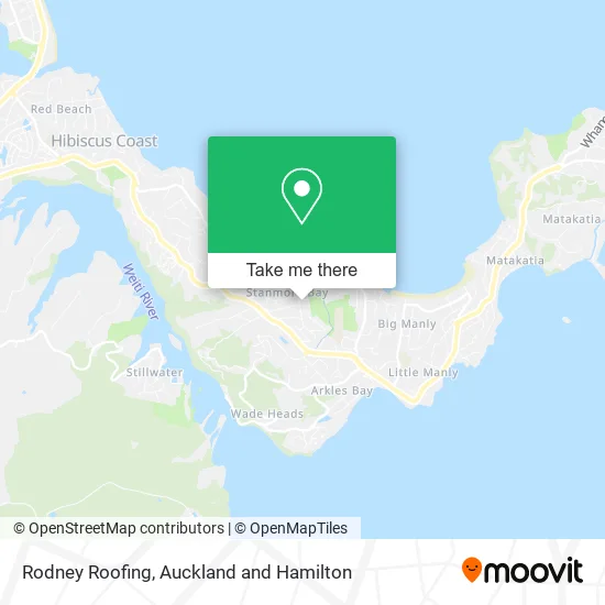 Rodney Roofing map