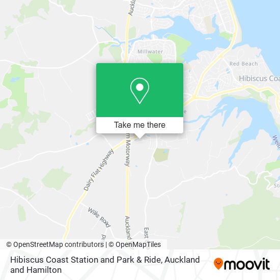 Hibiscus Coast Station and Park & Ride地图