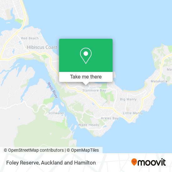 Foley Reserve map
