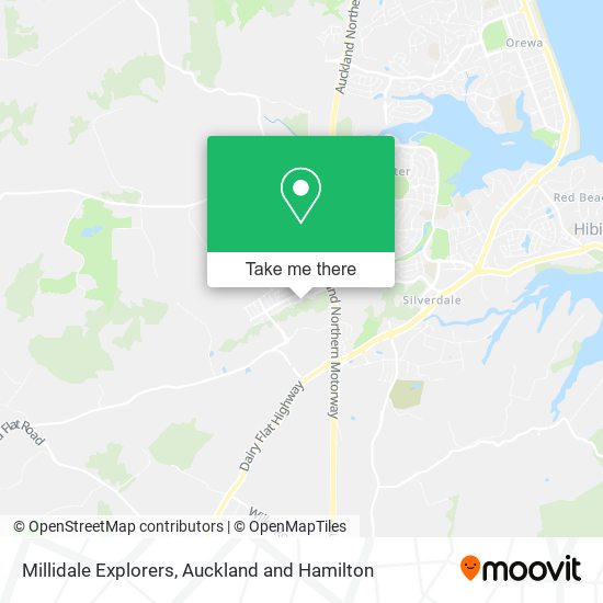 Millidale Explorers map