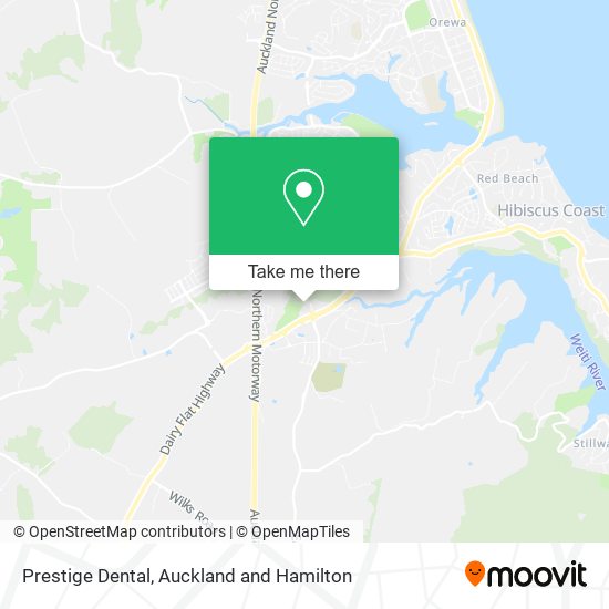 Prestige Dental map