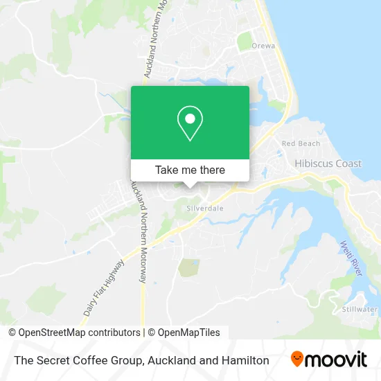 The Secret Coffee Group map