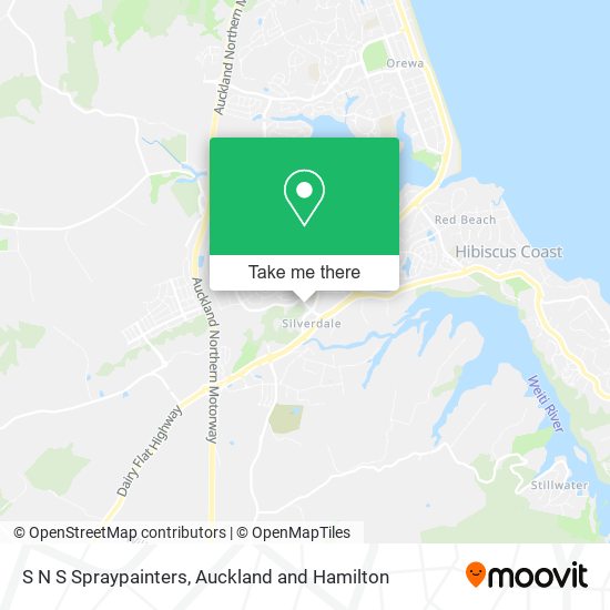 S N S Spraypainters map
