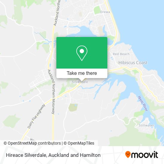 Hireace Silverdale map