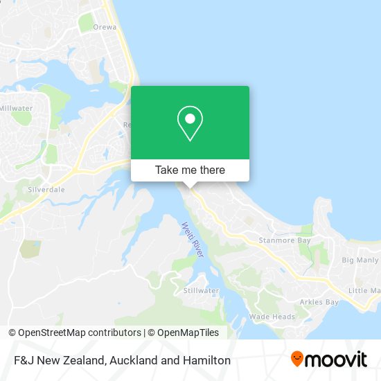 F&J New Zealand map