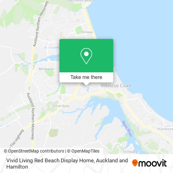 Vivid Living Red Beach Display Home map