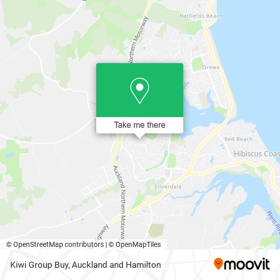 Kiwi Group Buy map